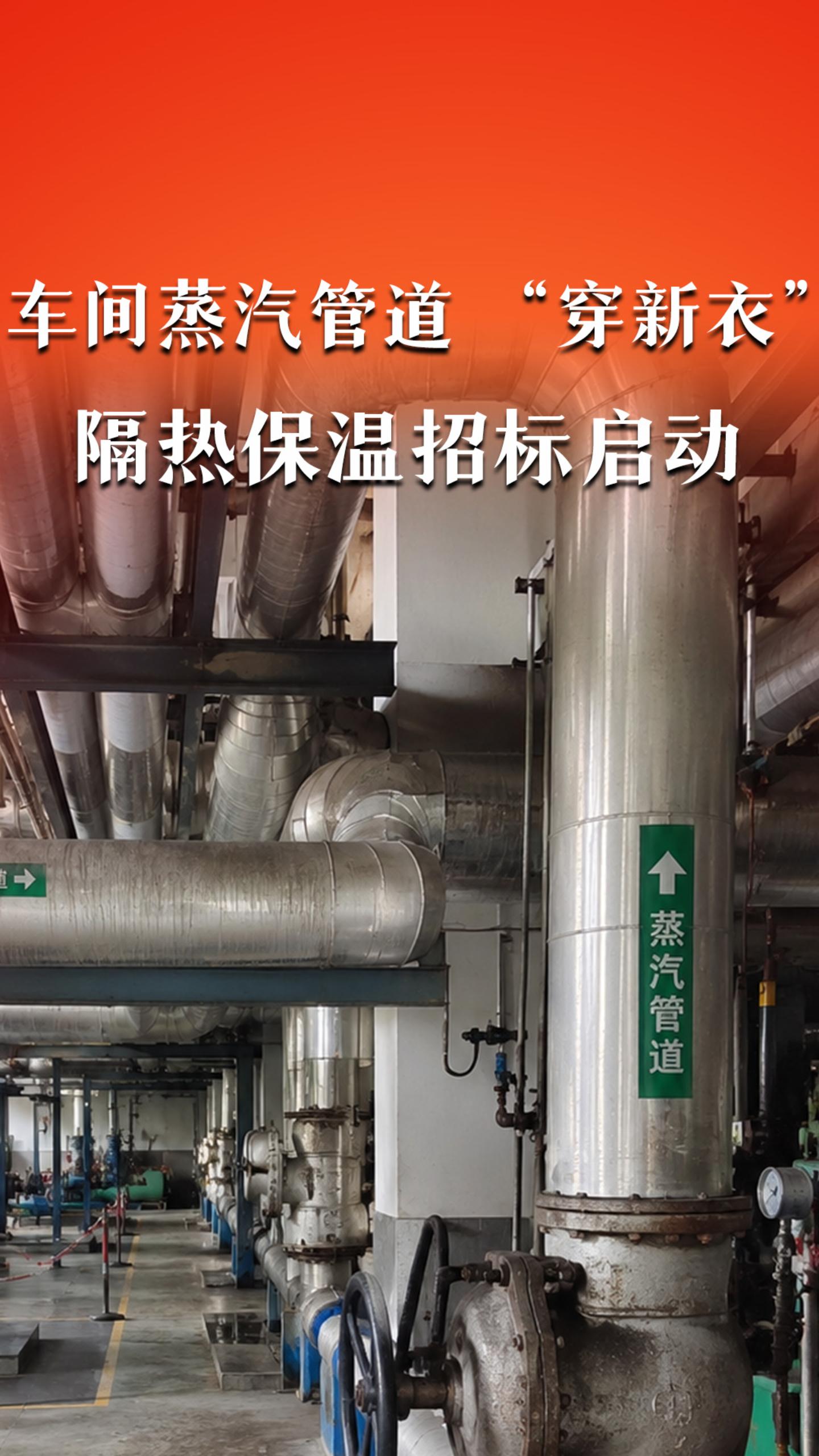 车间蒸汽管道 “穿新衣” ，隔热保温招标启动