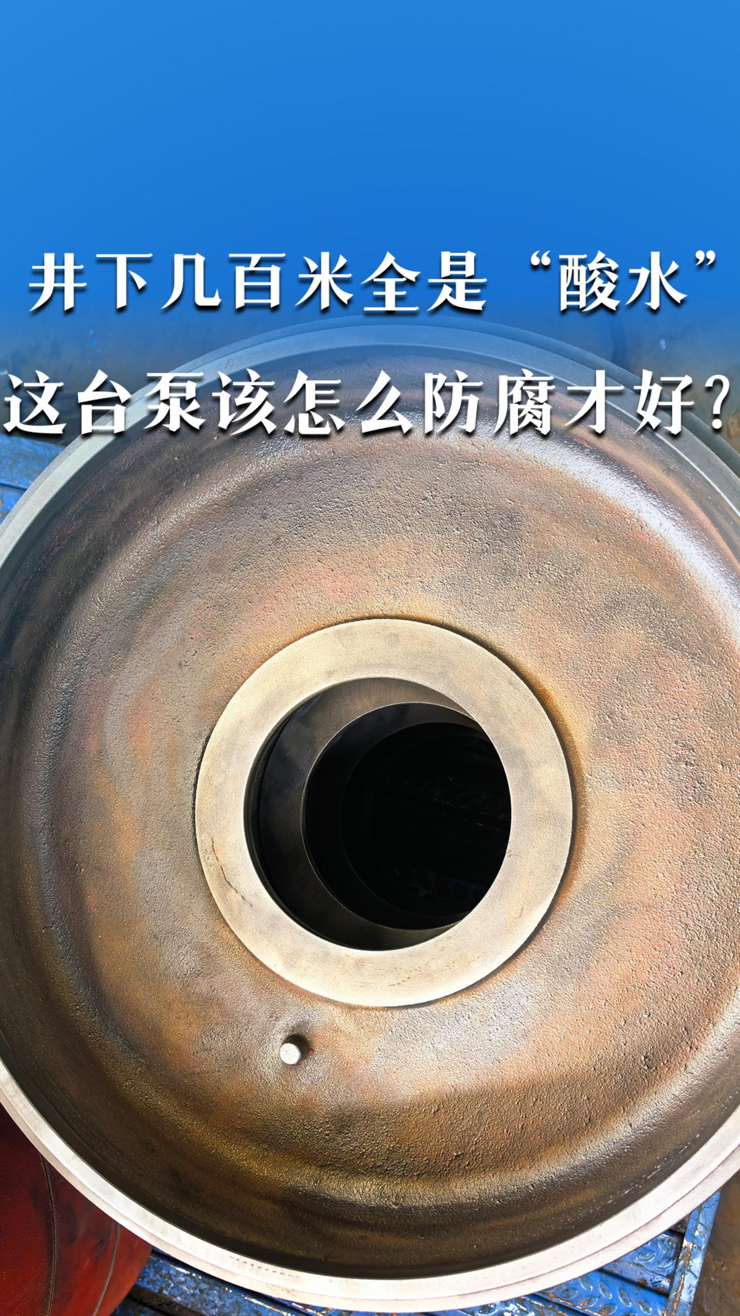 井下几百米全是“酸水”，这台泵该怎么防腐才好？