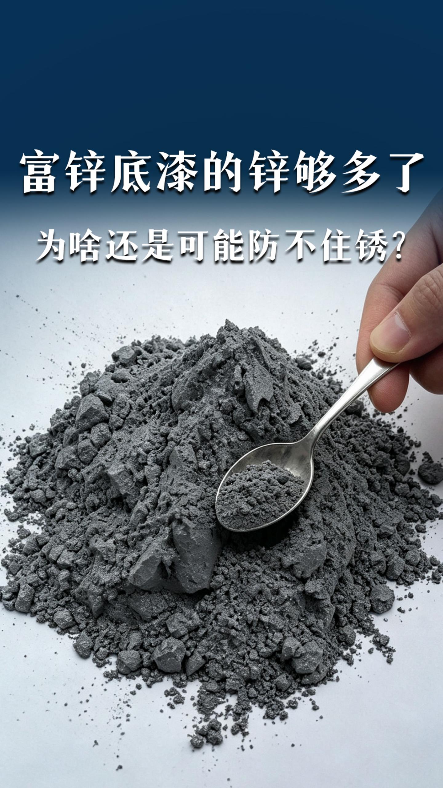 富锌底漆的锌够多了，为啥还是可能防不住锈？